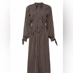 Sweet Baby Jamie Black and White Midi Dress